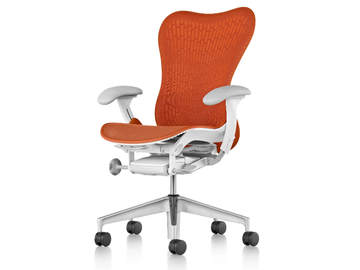 MIRRA 2 - Ergonomic swivel Butterfly fabric office chair by Herman Miller - view 3